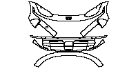 Hyundai IONIQ 6 (US) Exterior 2023 - Bumper+Headlamp (with 4 PDC)