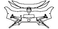 Volkswagen ID.7 GTX 2023 - Bumper+Headlamp (with 4 PDC and 1 camera)