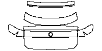 Volkswagen ID.7 GTX 2023 - Trunk Lid (without emblem)