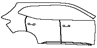 MG HS (EU) Exterior 2023 - (right) Door+Rear Fender