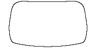 Ford Escape (US) Windows 2023 - Windshield (inside) (without mirror cutout)
