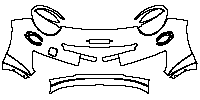 Fiat 600 Hybrid 2023 - Bumper+Headlamp