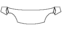 Fiat 600 Hybrid 2023 - Hood+Fender (One third of Hood + Fender)