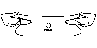Volkswagen Polo Base 2018 - Trunk Lid (with ''POLO'' emblem)
