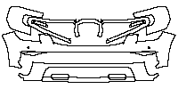 Ford Everest Exterior 2023 - Bumper+Headlamp (with 2 PDC)