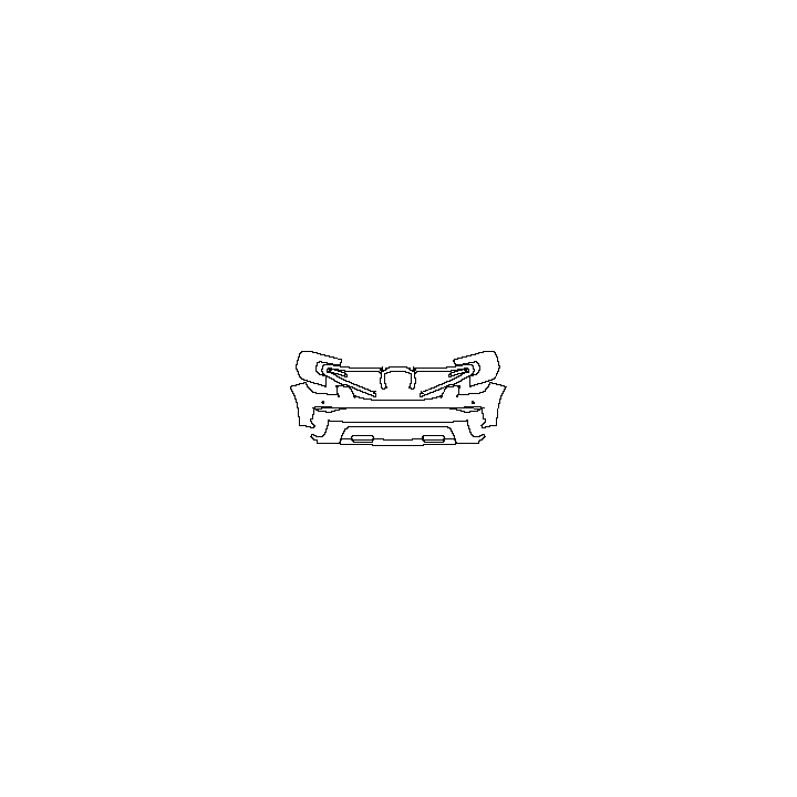 Ford Everest Exterior 2023 - Bumper+Headlamp (with 2 PDC)