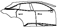 Deepal S07 Exterior 2023 - (right) Door+Rear Fender+Side Skirt