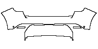 Fiat 600e Exterior 2023 - Rear Bumper (with 2 PDC)