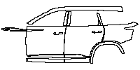 Changan Auto CS75 PLUS (CN) Exterior 2023 - (left) Door+Rear Fender+Side Skirt