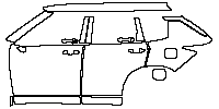Mitsubishi Outlander PHEV (NA) Exterior 2020 - (left) Door+Side Skirt+Rear Fender