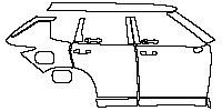 Mitsubishi Outlander PHEV (NA) Exterior 2020 - (right) Door+Side Skirt+Rear Fender