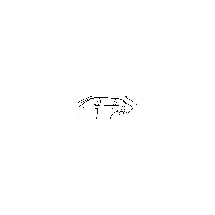 Mazda CX-90 Exterior 2024 - (left) Door+Rear Fender+Side Skirt