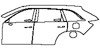Mazda CX-90 Exterior 2024 - (left) Door+Rear Fender+Side Skirt