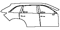 Mazda CX-90 Exterior 2024 - (right) Door+Rear Fender+Side Skirt