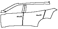 Peugeot 2008 (EU) GT 2024 - (left) Door+Rear Fender
