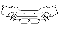 Audi A3 Sedan 2015 - Rear Bumper