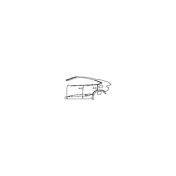 Audi Q6 e-tron Exterior 2024 - (left) Door+Side Skirt+Rear Fender (with roof rack)