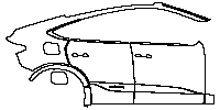 Audi Q6 e-tron Exterior 2024 - (right) Door+Side Skirt+Rear Fender (with roof rack)