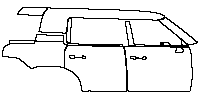 BAIC BeiJing BJ30 Exterior 2024 - (right) Door+Rear Fender+Side Skirt