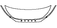 Exeed Exeed VX Exterior 2024 - Hood+Fender (One third of Hood + Fender)