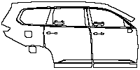 Exeed Exeed VX Exterior 2024 - (right) Door+Rear Fender+Side Skirt