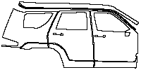 Tank 700 Hi4-T Base 2024 - (right) Door+Side Skirt+Rear Fender