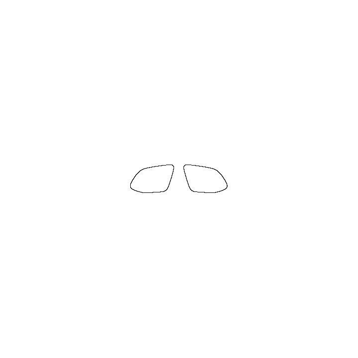 Lexus TX Window 2024 - Rear Quarter (Edge exceeds the innder side of black cermic by 3mm)