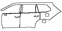 Toyota Grand Highlander (US) Exterior 2024 - (left) Door+Rear Fender
