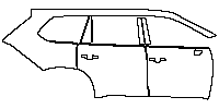 Toyota Grand Highlander (US) Exterior 2024 - (right) Door+Rear Fender