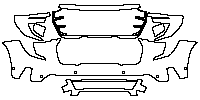GMC Acadia Exterior 2024 - Bumper (with 6 PDC)
