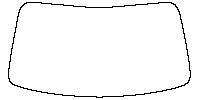 Avatr Avatr 07 Windows 2024 - Windshield (inside) (without mirror cutout , Edge ends at the inner side of dotted area)