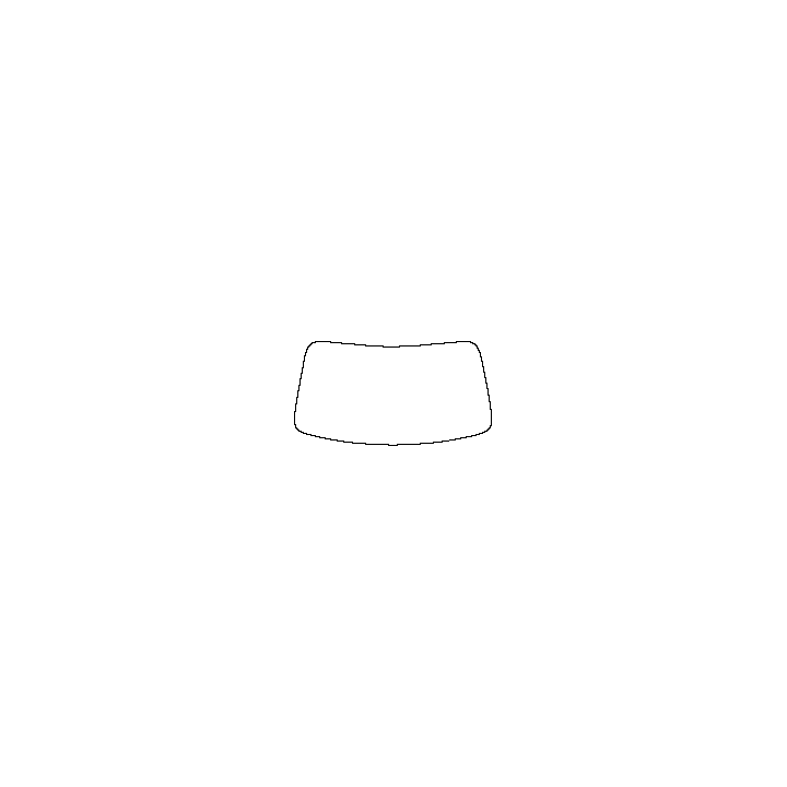 Avatr Avatr 07 Windows 2024 - Windshield (inside) (without mirror cutout , Edge exceeds the innder side of black cermic by 3mm)
