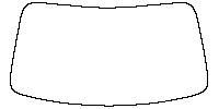 Avatr Avatr 07 Windows 2024 - Windshield (inside) (without mirror cutout , Edge exceeds the innder side of black cermic by 3mm)