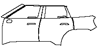 MINI MINI Aceman SE 2024 - (left) Door+Rear Fender