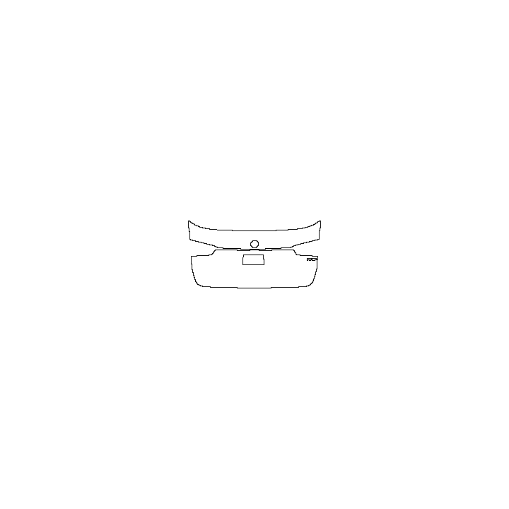 MG RX5 (EU) Exterior 2024 - Trunk Lid (with ''RX5'' emblem)