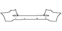 MG RX5 (EU) Exterior 2024 - Rear Bumper (with 4 PDC)