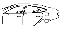 Hyundai Sonata Exterior 2024 - (left) Door+Rear Fender