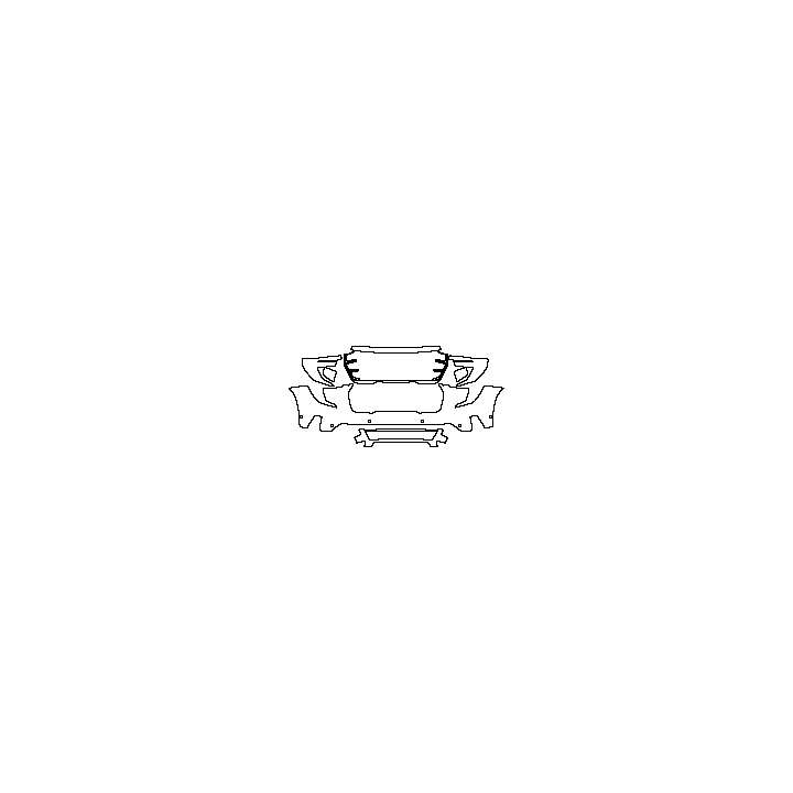 GMC Acadia Exterior 2024 - Bumper+Headlamp (with 6 PDC)