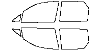 Lexus LBX (EU) Window 2024 - Side Window