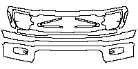 Ford F-150 SuperCrew 2021 - Bumper+Headlamp