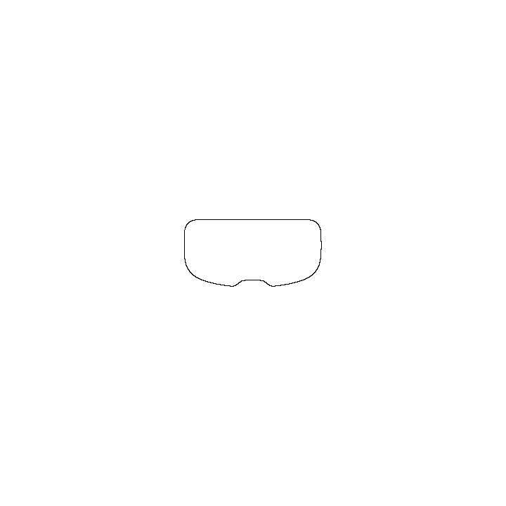 Subaru Impreza (US) Window 2024 - Rear Window (Edge exceeds the innder side of black cermic by 3mm)