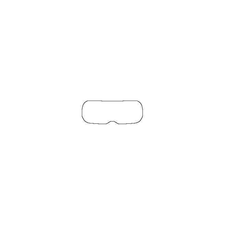 Toyota Grand Highlander (US) Window 2024 - Rear Window (Edge exceeds the innder side of black cermic by 3mm)