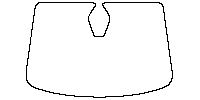Ford Puma Windows 2024 - Windshield (inside) (with mirror cutout)