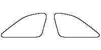 Lincoln Nautilus (US) Window 2024 - Rear Quarter (Edge exceeds the innder side of black cermic by 3mm)