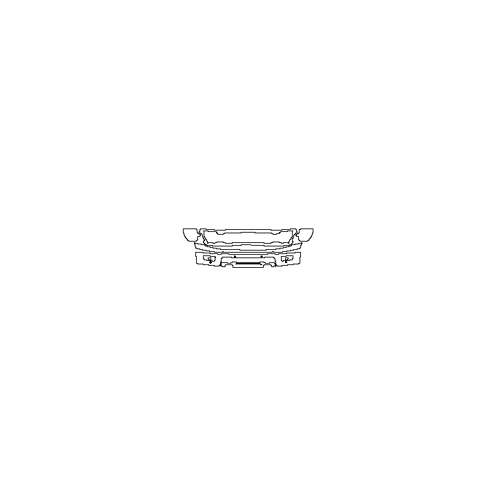 Ford F-150 SuperCrew 2024 - Bumper+Headlamp (with 4 PDC)