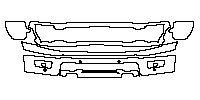 Ford F-150 SuperCrew 2024 - Bumper+Headlamp (with 4 PDC)