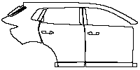 Changan Auto CS55 PLUS (CN) Exterior 2024 - (right) Door+Rear Fender+Side Skirt