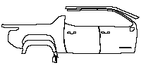 Chevrolet Silverado EV Exterior 2024 - (right) Door+Rear Fender+Side Skirt