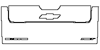 Chevrolet Silverado EV Exterior 2024 - Trunk Lid (with ''SILVERADO'' , ''RST'' emblems , with Multi-Flex tailgate)