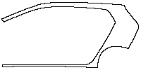 Volkswagen Golf Golf 2021 - (left) Rear Fender (with GTI Performance package)
